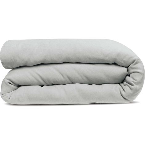 Copripiumino Vivaraise Kala in canapa - Perla - 240 x 220 cm (1/3)