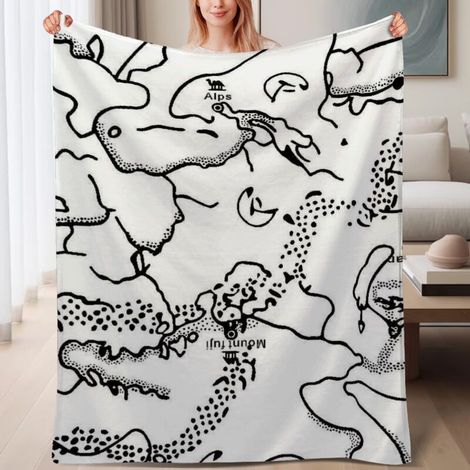 Couverture de lit en polaire, couverture légère et cosy en microfibre chaude pour le printemps, décoration intérieure élégante, cadeau pour femmes hommes, 6080 pouces (1/4)