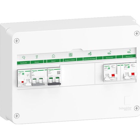 Rési9 Energy Center - Mono 7-9 kWc -onduleurs centralisés - 18mod. 1 rangée (R9HPV118A19)