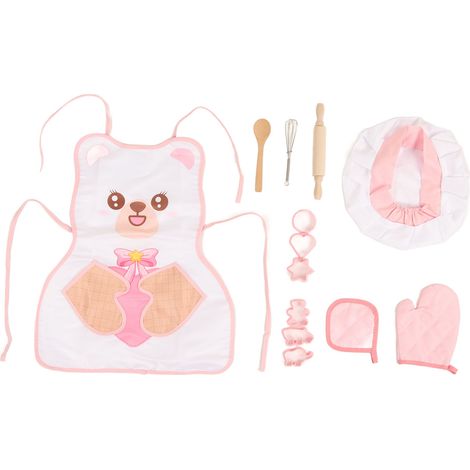 Ensemble de cuisine enfant sécurisé et léger, jouets éducatifs de chef pour enfants confortables (1/5)
