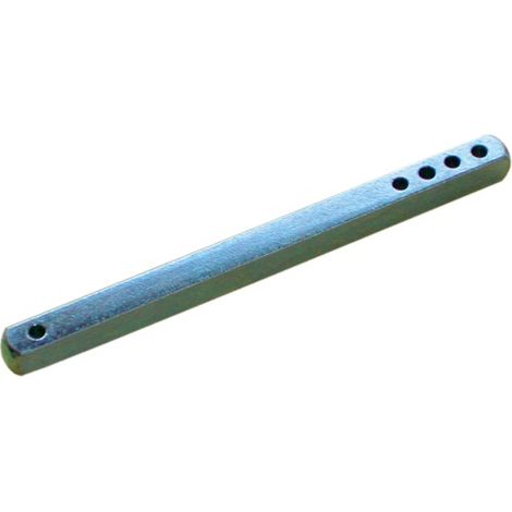 Tige carrée percée acier DUBOIS SAS - 6x120 mm - 10248