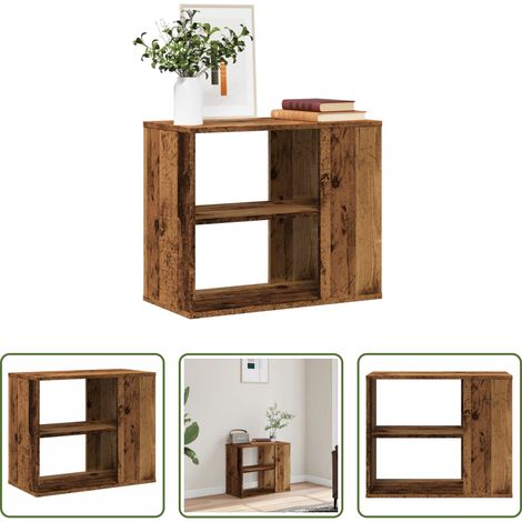 Bücherregal - Beistellschrank Altholz-Optik 60x30x50 cm Holzwerkstoff (1/5)