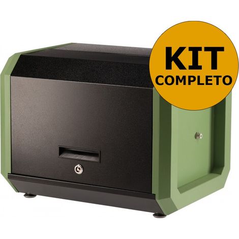 Stocker KIT Completo Geyser Pro Lite Sistema Professionale Antizanzare Automatico fino a 650 mq Fino a 50 m - Corrente Elettrica - a Terra - Florifens 5L (1/5)