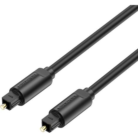Cable de audio de fibre optique devention baebh/ 2m/ noir