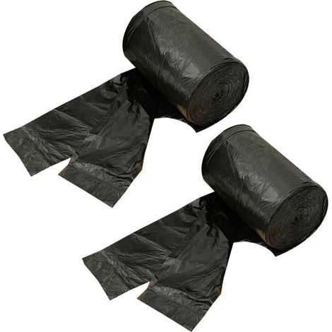 Sacs poubelle (lot de 200) pour salle de bain, cuisine, chambre, bureau et poubelle de voiture pour animaux. (1/4)