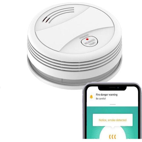 Smart WIFI Détecteur de fumée Détecteur WiFi Détecteur de fumée Détecteur de fumée (1/5)