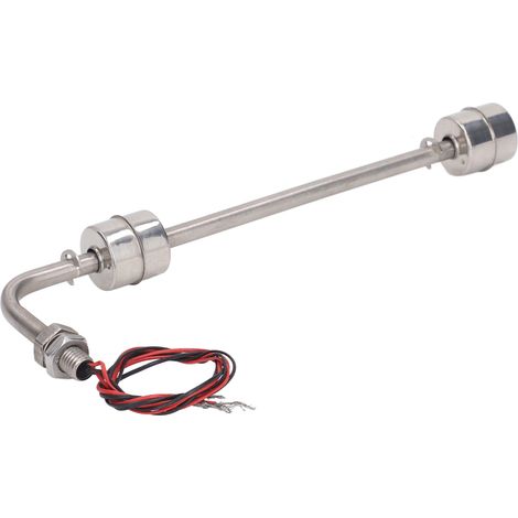 Capteur de Niveau d'Eau Double Point en Acier Inox, Flotteur pour Réservoir, AC/DC 0‑110V, Longueur 250mm (1/5)