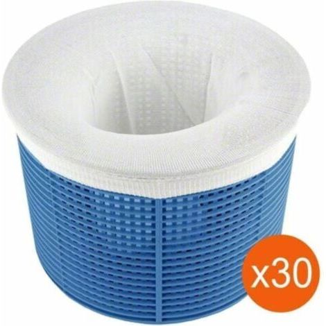 Lot de 30 chaussettes d'écumoire jetables de haute qualité pour paniers de piscine et de spa (1/4)