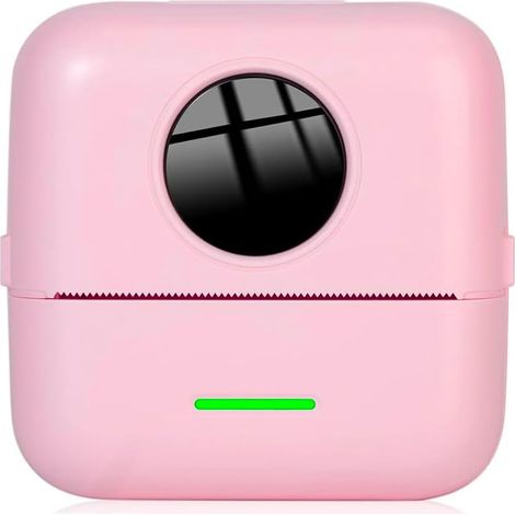 Rosa Tragbarer Fotodrucker – Mini-Funkthermodrucker für M (1/5)