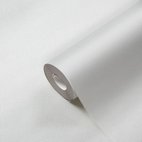 Vliestapete Weiß Uni Tapete Einfarbig Ansatzfrei Pure Elegance (1/5)