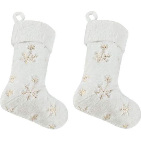 Christmas Stockings Hanging Gift Bag Socks Ornaments for Xmas Tree Decorations Style1 (1/4)