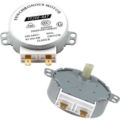 2 Pieces TYJ50-8A7 Motor, AC220-240V Electric Rotating Circular Synchronous Motor for Microwave Oven (1/5)