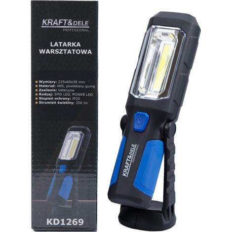 Torcia da officina a LED da 350 lumen, modello KD1269 (1/5)