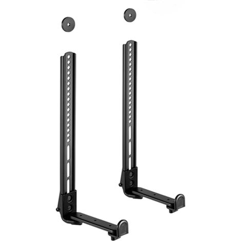 Support universel pour barre de son avec support antidérapant compatible avec les barres de son de 4 à 18 cm de profondeur (1/5)