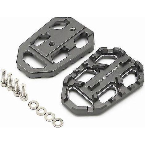 Für Kawasaki 650 1000 X300 650 1000 X300 Motorrad Fußrasten, Pedale, Fußstütze, vergrößerte Pedale – Grau (1/5)