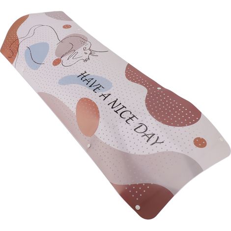 Déflecteur de direction du vent pour pare-brise de climatiseur, fixation murale universelle, type aile de sortie de refroidisseur d'air 2 (1/5)