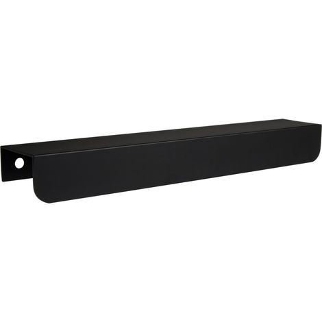 Maniglia per mobili UA07, nero opaco, arrotondata, 212 mm, per mobili da 128/148 mm (1/5)