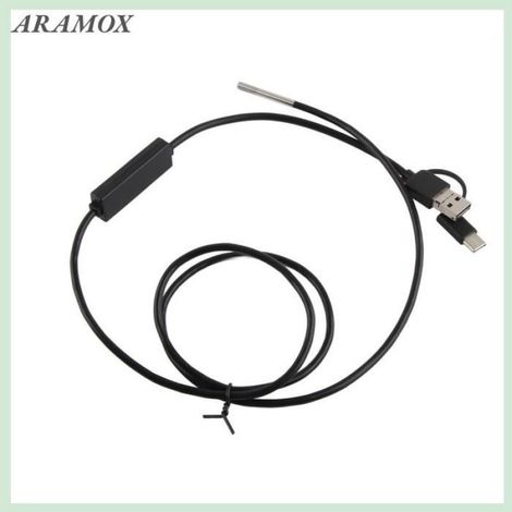 endoscope étanche 3 in 1 pour le téléphone mobile Android Typec 3,9 mm Endoscope photo endoscope Cordon Cordon de 1 mètre (1/4)