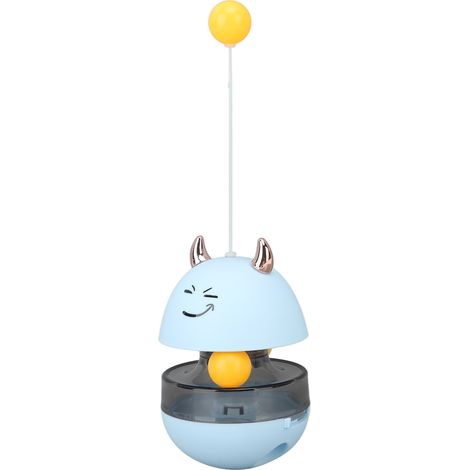 Leckerli-Spenderball für Katzen, interaktiver Futterball für Hunde und Haustiere, blau (1/5)