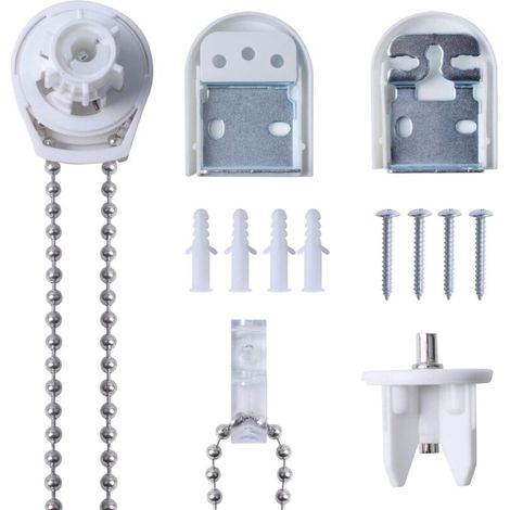 Lntyq – Kit de réparation pour store enrouleur 25mm – Mécanisme en plastique et métal – Supports pour volets roulants – Installation facile