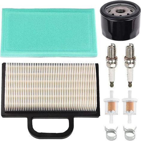 698754 273638 Air Filter 696854 Oil Filter for Intek V-Twin 18-26 HP Lawn Mower 4209 4223 5063B 5063D 5063H with Fuel Filter Spark Plug (1/5)
