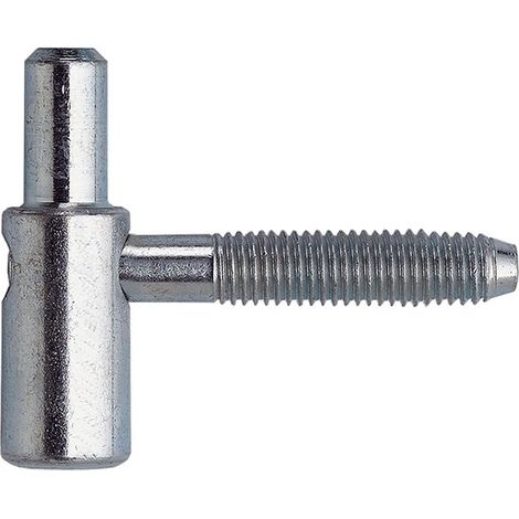 Fiche mâle réglable en acier zingué diamètre 13mm – Pour paumelles en bois – Résistance à la corrosion – CG057130H003 – Otlav