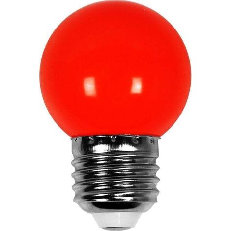 Led Rouge conçue pour Guirlande Guinguette IP65 1, XU,5W - Led E27 Rouge - 5cm pour Guirlande Guinguette Culot E27 Rouge - KZQ