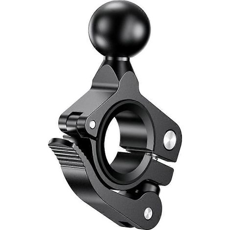17-mm-Kugelkopf-Montagefuß aus Aluminiumlegierung zur Befestigung an Motorradlenkern-6.5X4.41cm-Black (1/3)