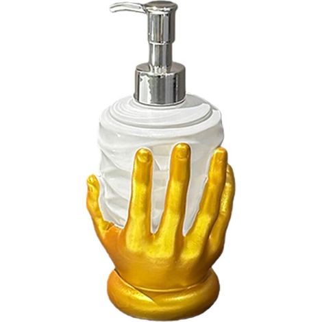 Pompe à savon, moule hydraulique en forme de cœur pour le lavage des mains, distributeur de liquide moderne pour la cuisine et la salle de bain, flacon de toner réutilisable.-AquaForge (1/5)