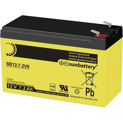 Abus Akku BT2070 12V 7,2Ah - Bleigel-Akku für Zutrittskontrollsysteme VdS-zertifiziert (1/2)