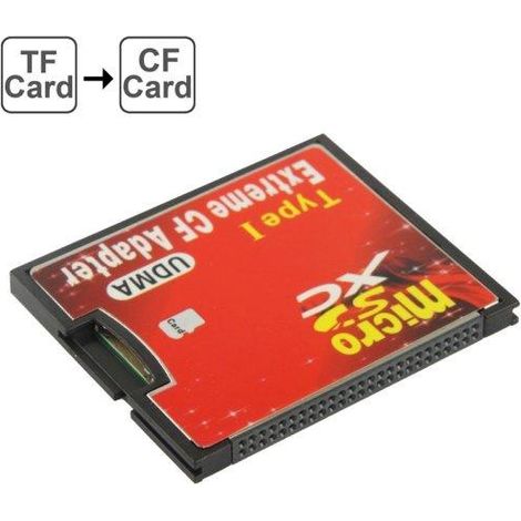CF-Kartenadapter zu microSD – microSD in CompactFlash verwenden