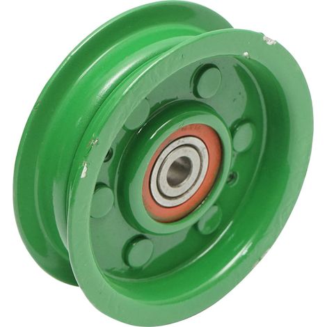 Puleggia tendicinghia per mietitrebbia John Deere, codice OEM AH140497. (1/5)