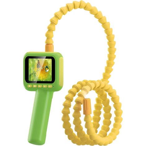 Caméra endoscope avec lumière Nature Exploration Caméra d'inspection écran 2,8 pouces Cadeaux scientifiques pour Camping Nature Exploration (1/5)