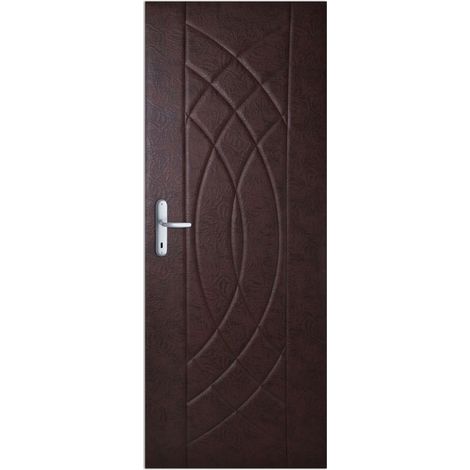 Tapicería de puerta Elle 3 marrón de 95 cm (1/5)