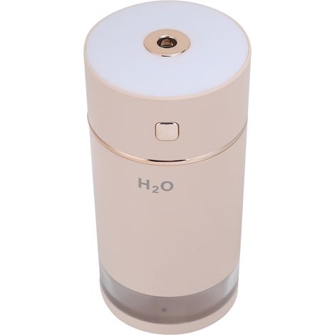 Mini humidificateur USB mignon avec brumisateur et veilleuse pour la maison, le bureau ou la voiture, 240 ml, rose (1/5)