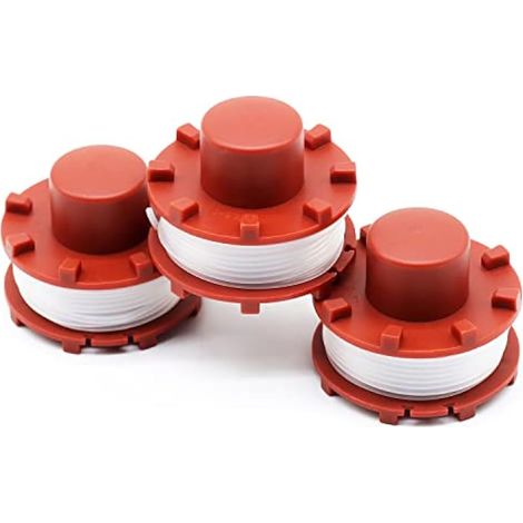 Applicable Lot de 3 bobines de fil de rechange pour coupe-bordure Einhell GE-CT 36/30 Li E Solo (1/5)