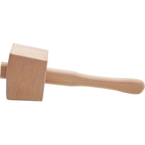 Maillet de menuisier, maillet de sculpture en bois de hêtre, outil à main de menuiserie (1/5)