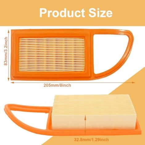 BR600 Filtre à air Filtre à Carburant Bougie d'allumage pour Stihl BR500 BR550 BR600 BR700 souffleur à Dos Remplace 4282 141 0300 4282 141 0300 4282 141 0300B Pièce (1/5)