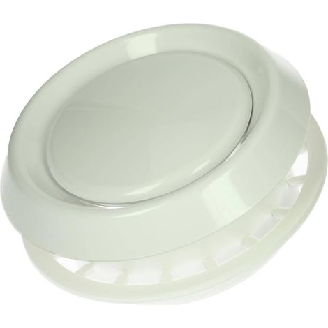 Bouche de sortie d'air Ø 125 mm blanc