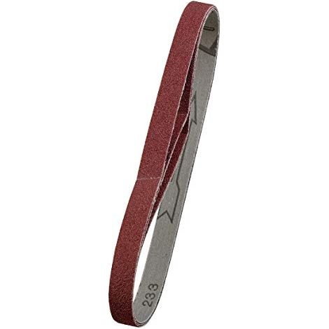 Juego de bandas de lijar kwb 910506 óxido de aluminio 60 grano 3 unidades