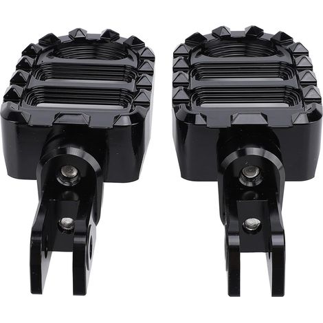 Les Chevilles Réglables de Pied D'avant de Moto D'Alliage D'aluminium, Glissent le Repose-pieds Résistant pour CMX 1100 CM1100, 15 Dents pour une Meilleure Poignée, (1/4)