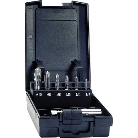 Set de machos Exact 05937 metálico 7 piezas métricas