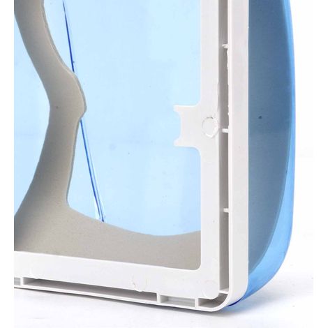 Boîtier de Protection Étanche Universel 86 Type pour Interrupteur et Prise - Transparent, Salle de Bain, Bleu