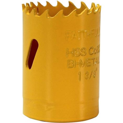 Faithfull Bi-Metal Cobalt Holesaw 38mm Cutting Depth 38mm FAIHSVP38 (1/4)