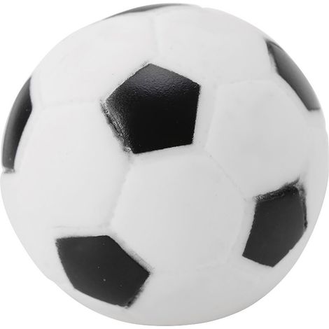 Un ballon de football pour chien avec des effets sonores, idéal pour l'éducation et la mastication des chiots. (1/3)