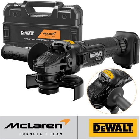 DeWalt McLaren F1 DCG45MNT 18v Cordless Brushless Angle Grinder 115mm + TSTAK