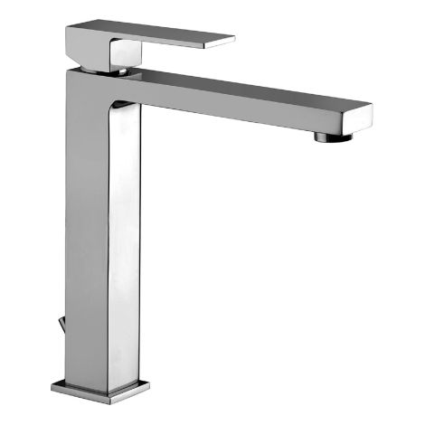 Mitigeur de lavabo chrome' allonge' Paffoni avec vidange automatique pour lavabo de salle de bain