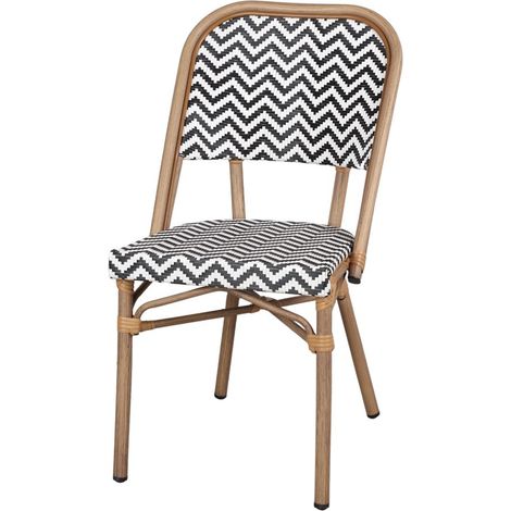 AUTRES Chaise d’extérieur avec un style bistrot - modèle 040 - noir (1/4)