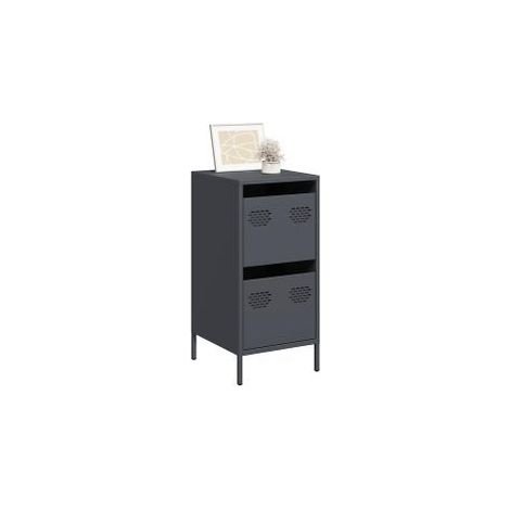 Buffet anthracite 35x39x73,5 acier laminé à froid (1/5)