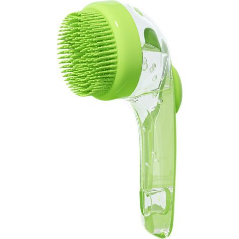 Brosse De Bain Pour Chien - Brosse à Savon pour Chien Étrille Douce Démêloir Pour Chiots Chats Chevaux - Hygiène massage Nettoyage Pellicules Et Puces (1/5)